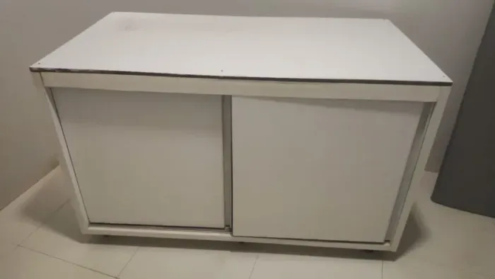 Armário 2 portas mdf branco