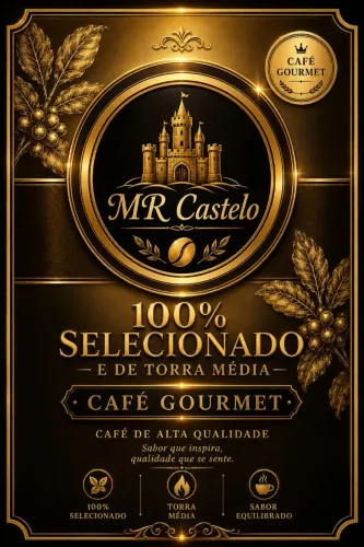 ? Café Gourmet MR Castelo 500g - 100% Selecionado | Torra Média | Alta Qualidade