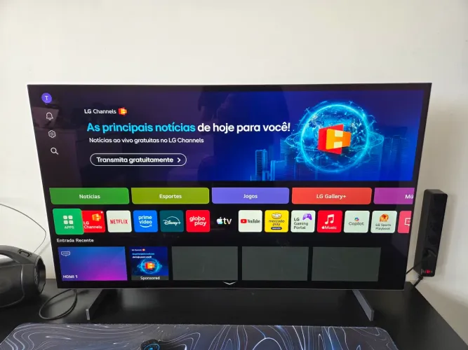 Tv Oled LG C5 42' Usada por 3 dias nota fiscal