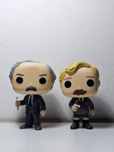 Lote Funko Pop Willy Wonka - Grandpa Joe + Augustus Gloop