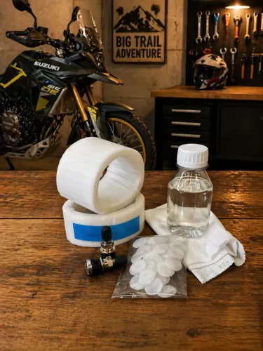 Kit para conversão Tubeless (pneu sem câmara) - V-strom, Tenere, Transalp - novo!