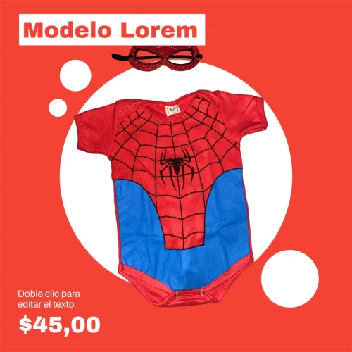 Fantasia homem aranha bebê