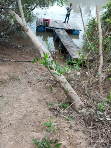 Pesqueiro na região do barranco alto próximo da cidade de Santo Antonio do Lever