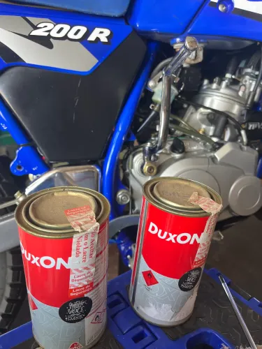Tintas Yamaha dt200r cor azul original