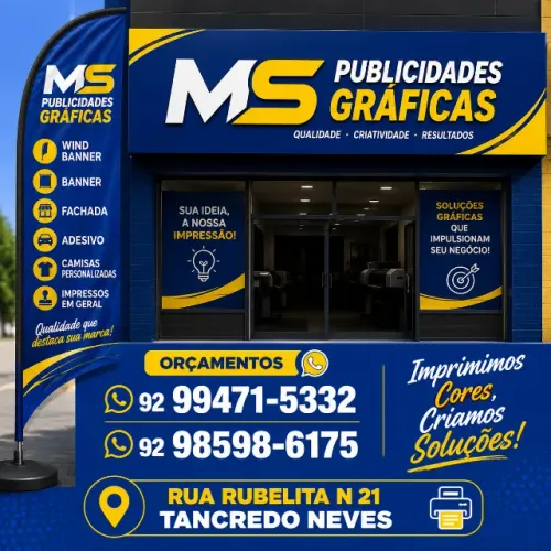 GRÁFICA PARA WIND BANNER, ADESIVO, BANNER E MUITO MAIS