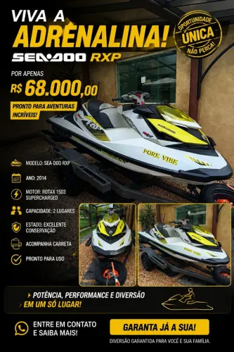 SEA-DOO RXP ? R$ 68.000,00<br>L