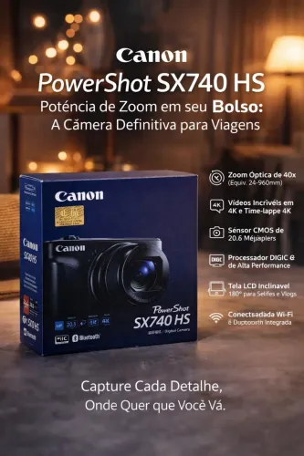 Canon PowerShot SX740 HS Compacta