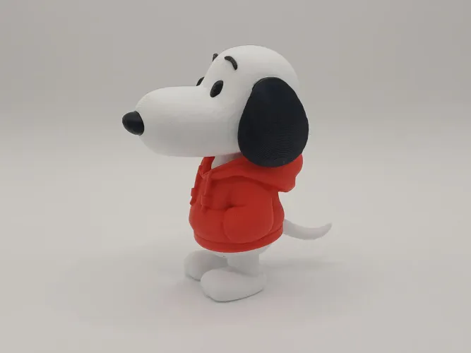 Snoopy de Moletom em Impressão 3D