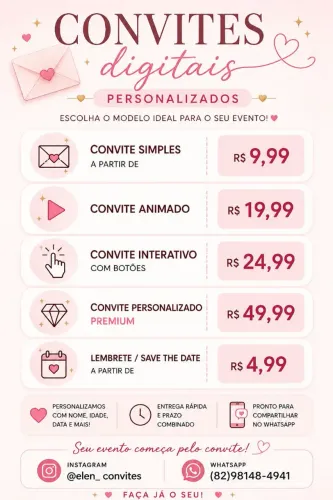 Convites digital 