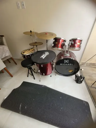 Bateria Semi Profissional Completa