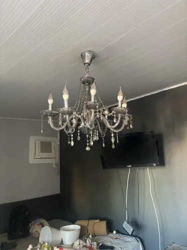 Lustre grafite grande 