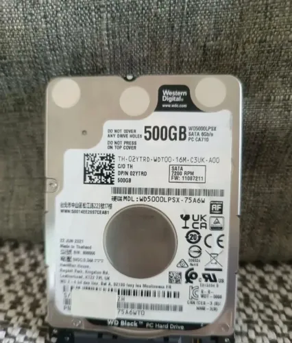 HD Western Digital WD Black 500GB - SATA 7200 RPM + Case de Xbox 360