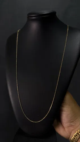 Corrente Cadeado Ouro 18K
