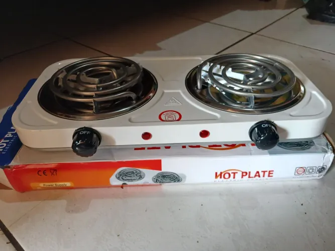 Fogão elétrico 2 bocas novo