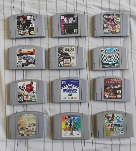 Jogos originais de Nintendo 64 - favor ler anúncio