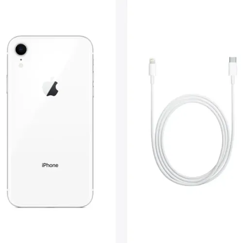 Celular Apple iPhone XR 128Gb Branco Impecável Conservação - Caixa Original Com Acessórios