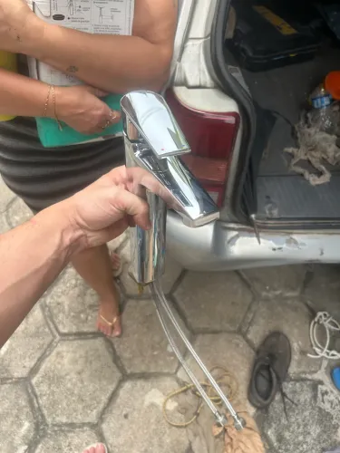 Torneira Monocomando de Pia para Banheiro com Bica Alta Cromada Level Deca
