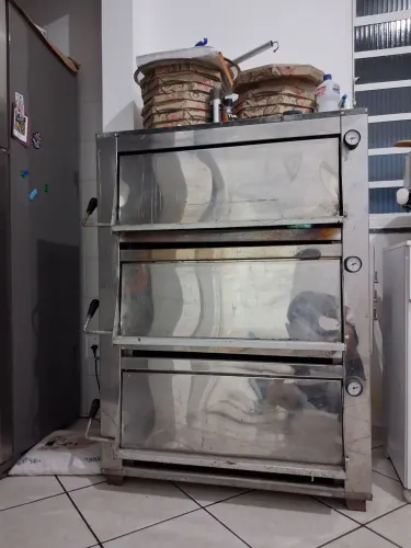 Forno Pizza Industrial 3 câmaras