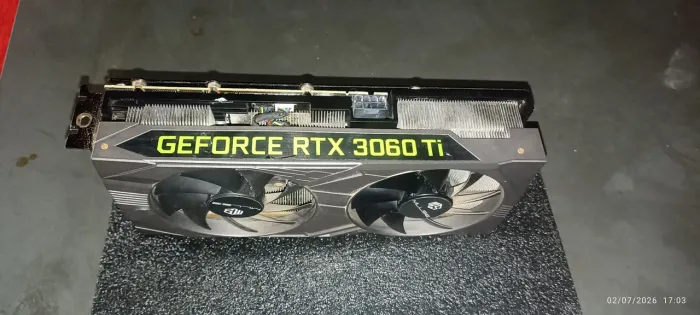 Placa de Vídeo RTX 3060 Ti 8GB (Com defeito / Ler descrição)