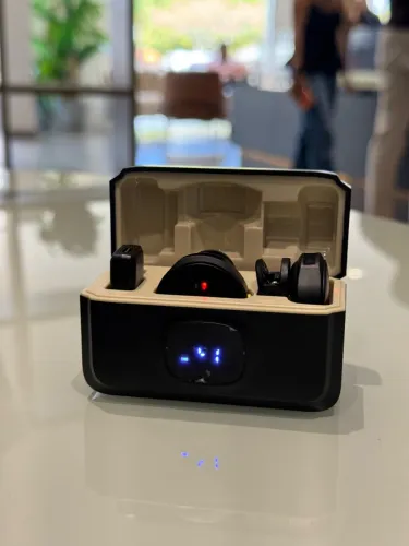 Microfone Lapela bolinha Novo