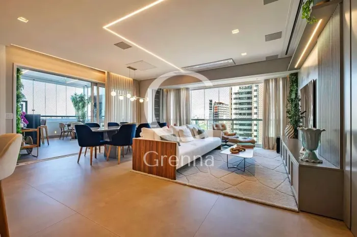 Cobertura para locação e à venda com 162m², decorado, 3 quartos e 4 vagas