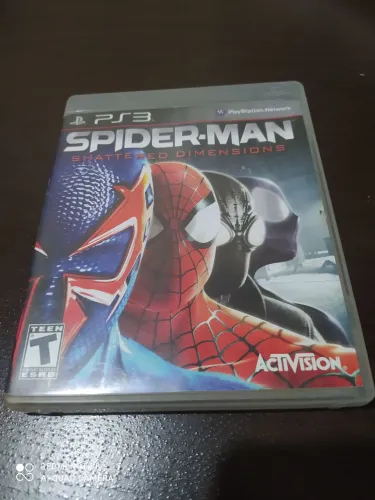 Capa de Spider man Shattered Dimensions PlayStation 3