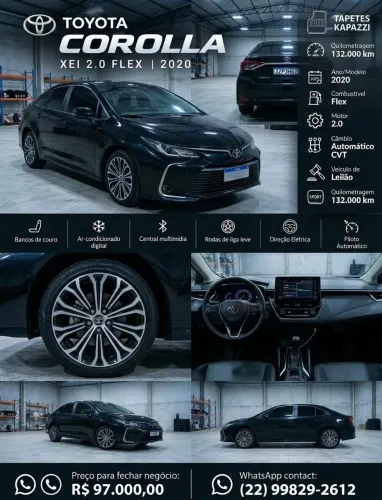 Toyota Corolla XEI 2.0 Flex 16V Aut. 2020