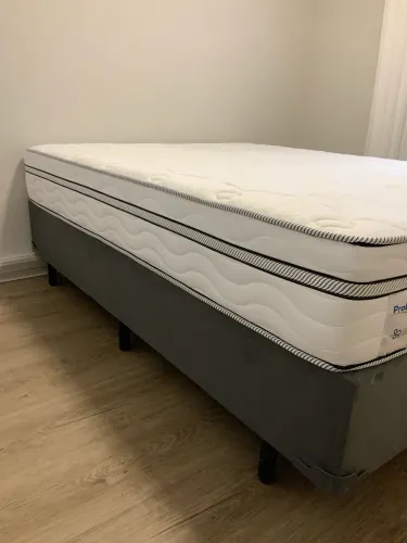 Cama de Casal Box e Colchão Probel excelente estado