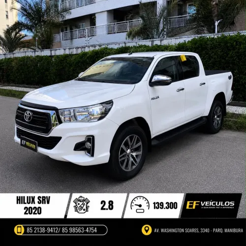 Toyota Hilux CD SRV 4X4 2.8 TDI Diesel Aut. 2020