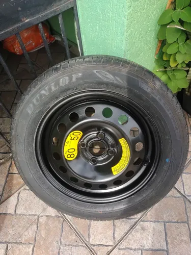 Estepe novo original VW pneu 185/60/15 Dunlop ZAP *