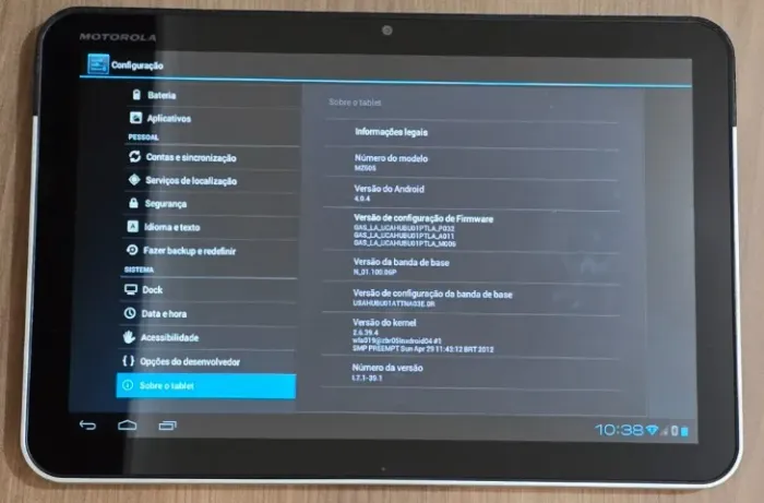 Tablet Motorola Xoom MZ605 - 32GB - Completo com capa