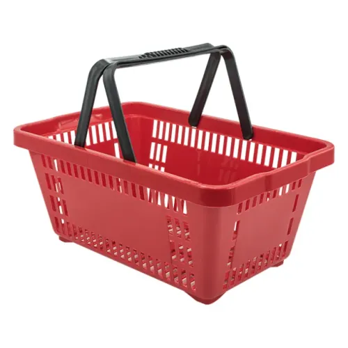 6401 - CESTA PLASTICA D-100 PRINCE VERMELHA DE 16LTS / MARCA: DELLAPLAST