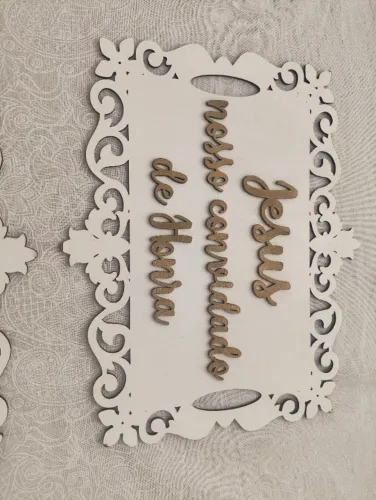 Placa para casamento