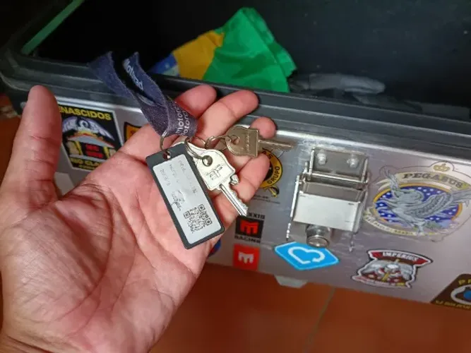 Baúleto 55 litros.