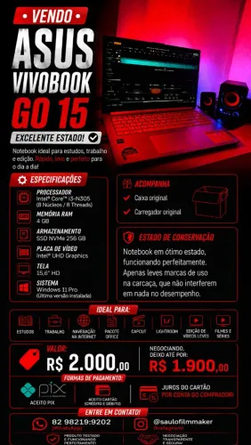 Vendo ASUS VIVOBOOK GO 15
