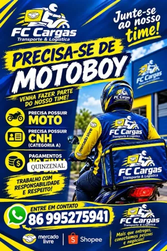 vaga de motoboy