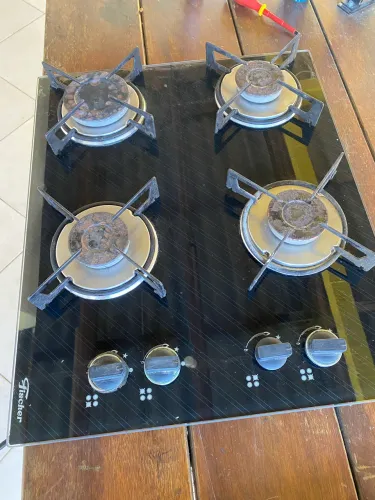 Cooktop Fischer 4 Bocas Vidro Temperado - Acendimento Automático