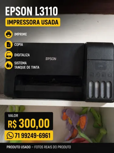Impressora Epson l3110 tanque de tinta