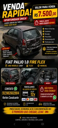 Fiat Palio ELX 1.0 MPI Fire 16V 4P (25 Anos) 2001