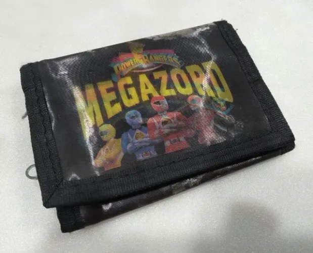 Carteira Holográfica dos Power Rangers (Relíquia)