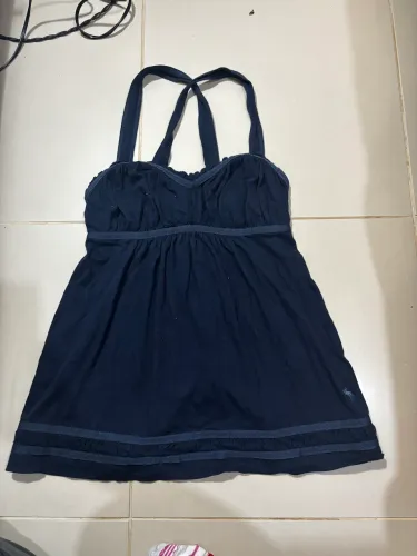 Blusinha/ regata azul Abercrombie & Fitch vintage