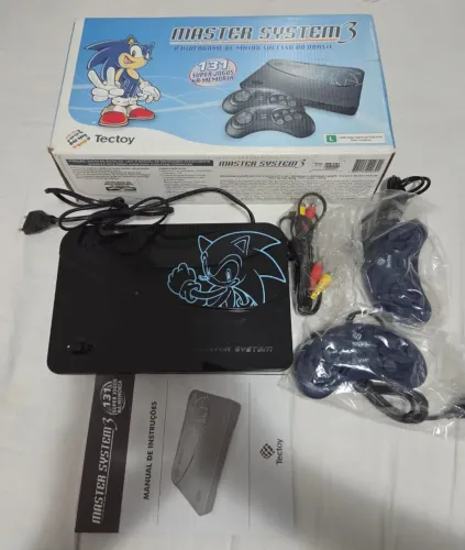 Master system 3 com 131 jogos na memória item de minha coleção!!!