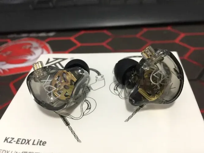 Fone KZ EDX LITE Retorno de Palco Profissional - Áudio de Alta Fidelidade (Hi-Fi)