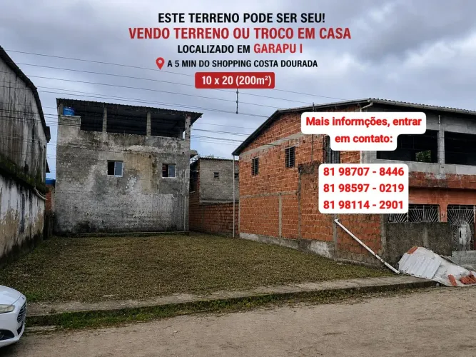 Terreno próximo ao shopping Costa Dourada para venda