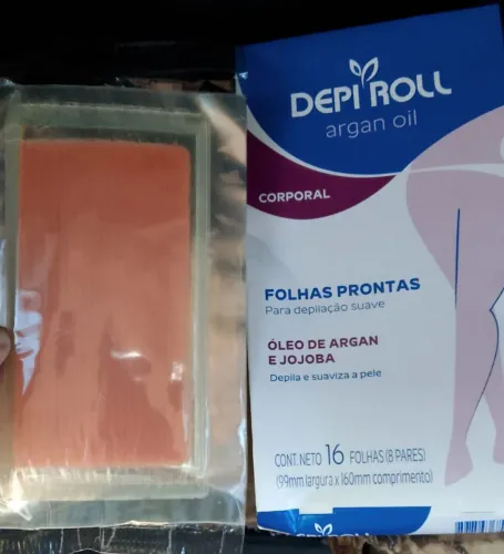 Lote Cera Depilatória DepiRoll + Óleo Corporal