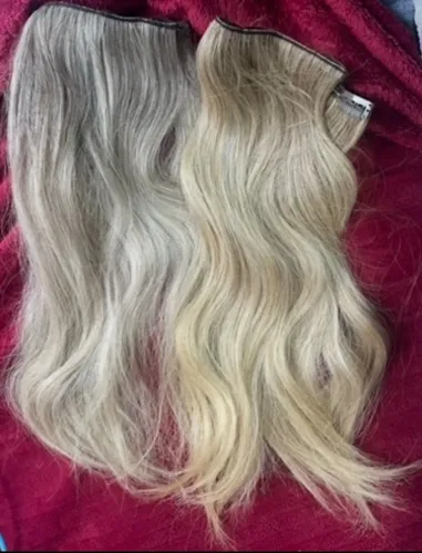 Cabelo humano na tela Tic Tac