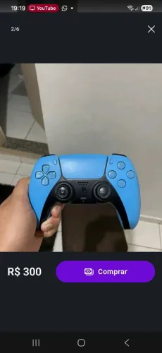 Controle PS5 Azul