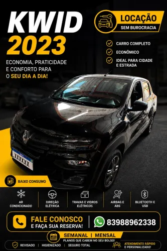 Aluguel de Veículos 99 e Uber