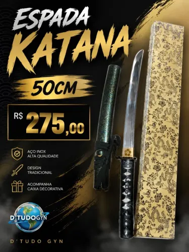 Espada katana 50cm Luatek SLK-H47 
