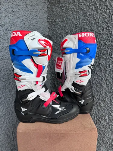 Bota Alpinestars Tech 7 Honda Racing Edição Limitada